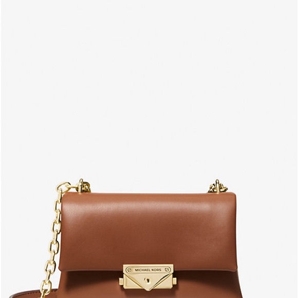 Michael Kors Tan Leather Crossbody Bag - Picture 1 of 5